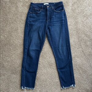 LOFT “The Curvy Skinny” with Frayed Hem